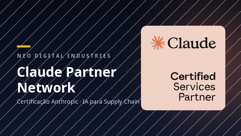 Anthropic certifica a NEO no Claude Partner Network