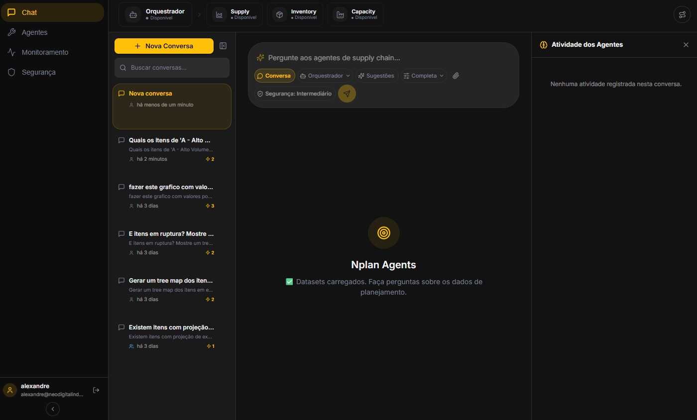 Agent interaction interface