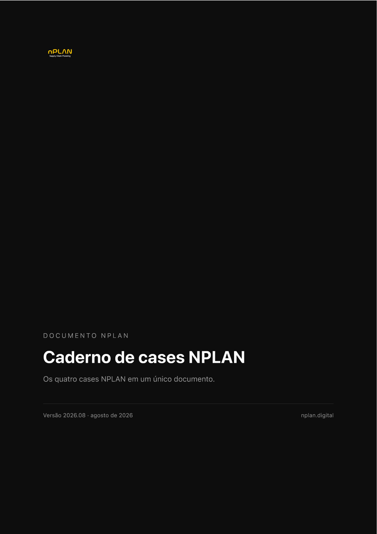 Leve o caderno de cases para a sua reunião
